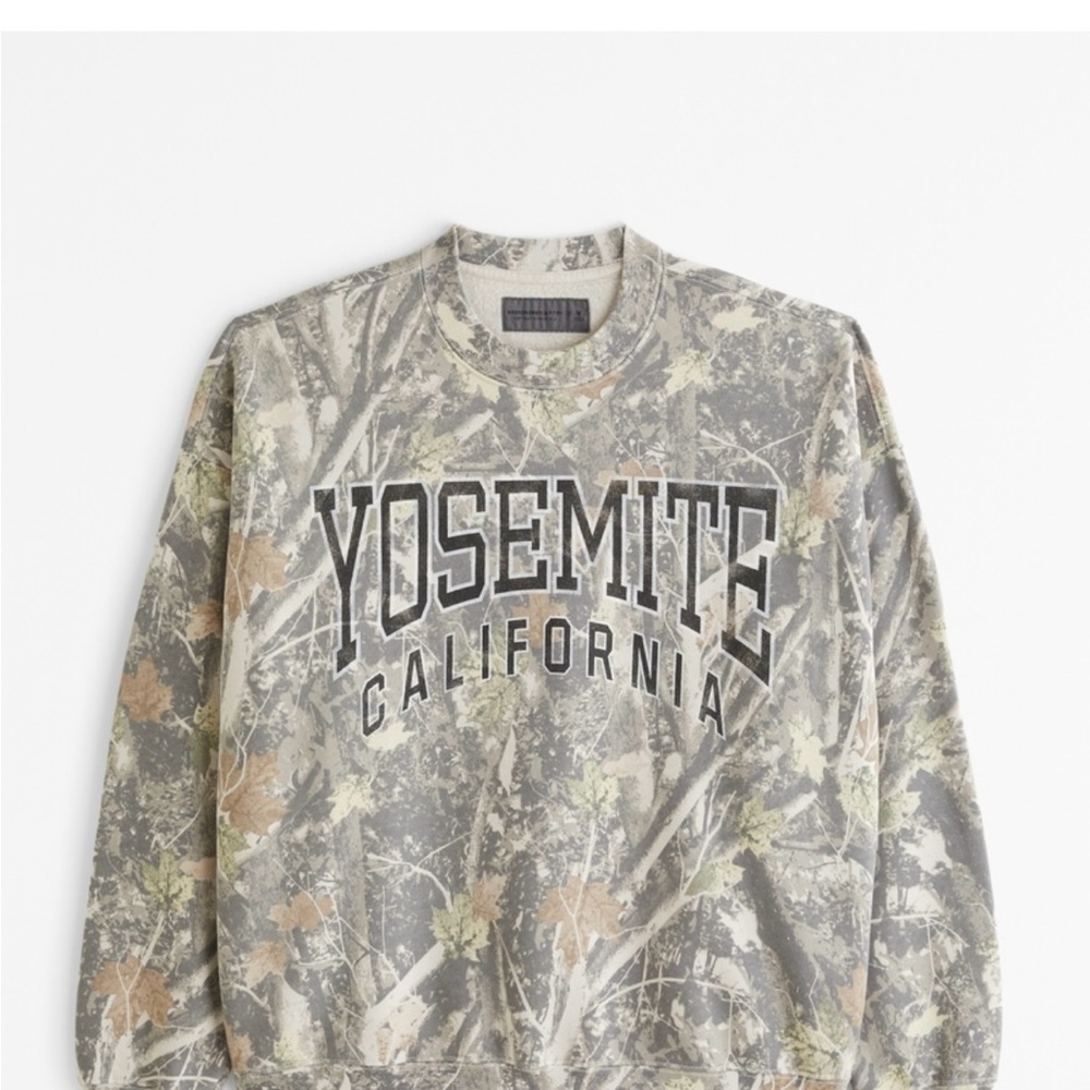 Abercrombie & Fitch Yosemite Camouflage Sweatshirt